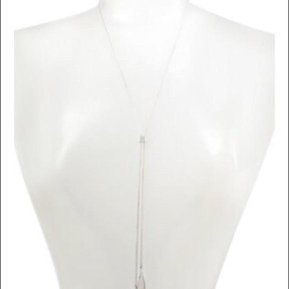 NWT Kenneth Cole Abalone Slider Necklace - Picture 3 of 5